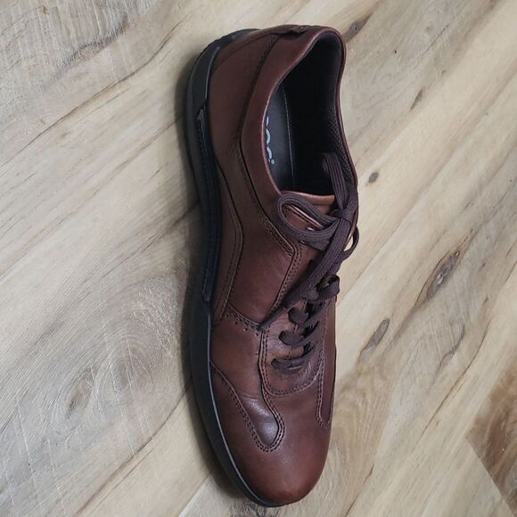 Ecco Brown Leather Casual Men\'s Lace Up Shoe Size 8/8.5 main image 7